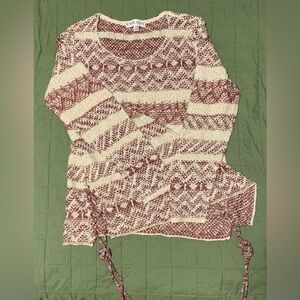 NWT Knox Rose Long Sleeve Sweater Size S